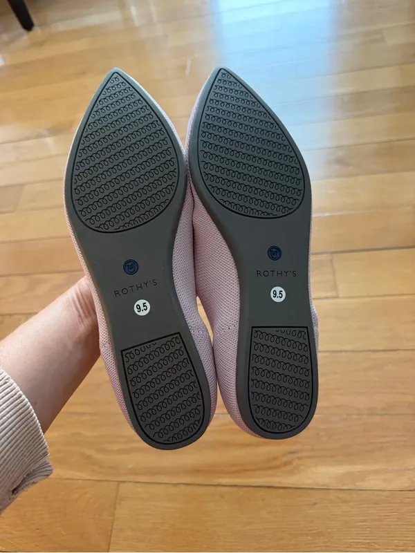 NWOT Rothy’s The Point Flats Size 9.5 Petal Pink - Image 5
