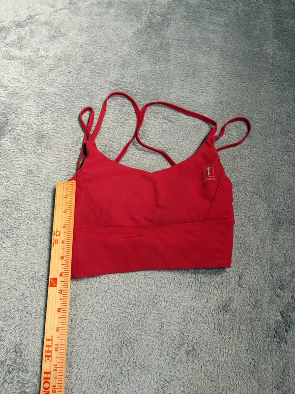 1st phorm Red Strappy Sports Bra small - Image 5
