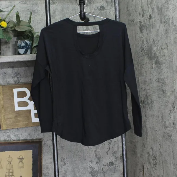 NWT All In Motion Womens Leggings-Friendly Long Sleeve Top 90612561 Black XS - Image 7