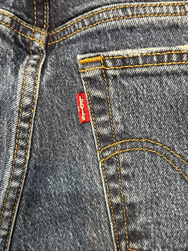 Levi’s Premium Wedgie Icon Fit Ankle Jeans 25 Salsa Step Big E $98 - Image 7