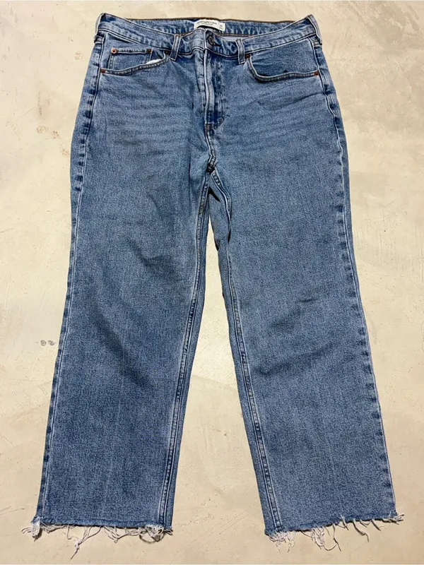 Abercrombie & fitch ankle straight ultra high rise 32 short - Image 5