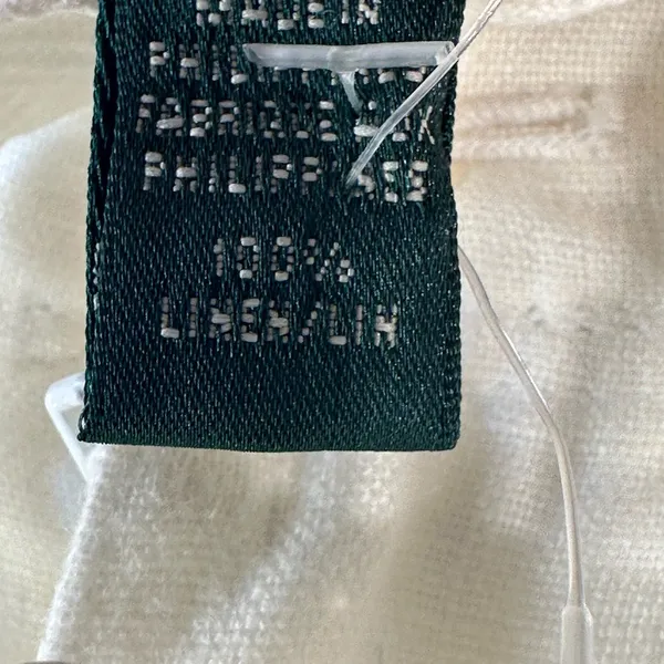 Lauren Ralph Lauren Ivory 100% Linen Cargo Pants Womens XL Drawstring Tie‎ Cuff - Image 4