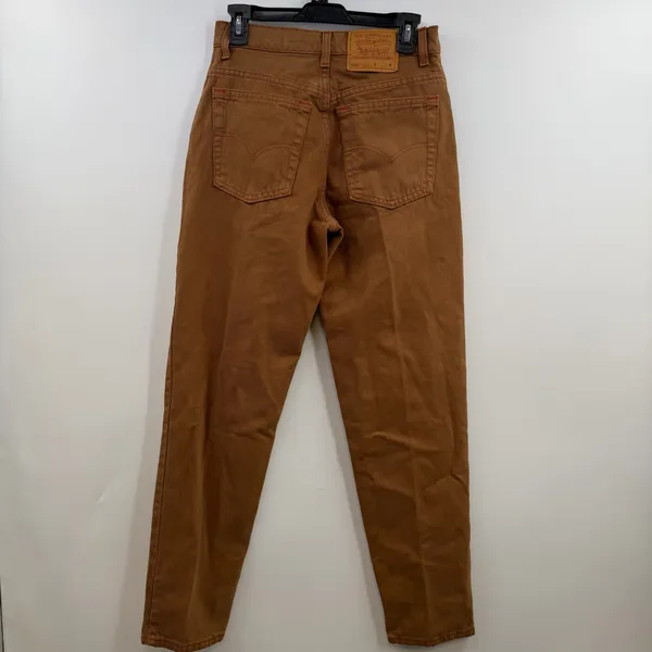 Vintage Levi's 550 Jeans Womens 9 Brown USA Made High Rise Tapered 90s - Image 4