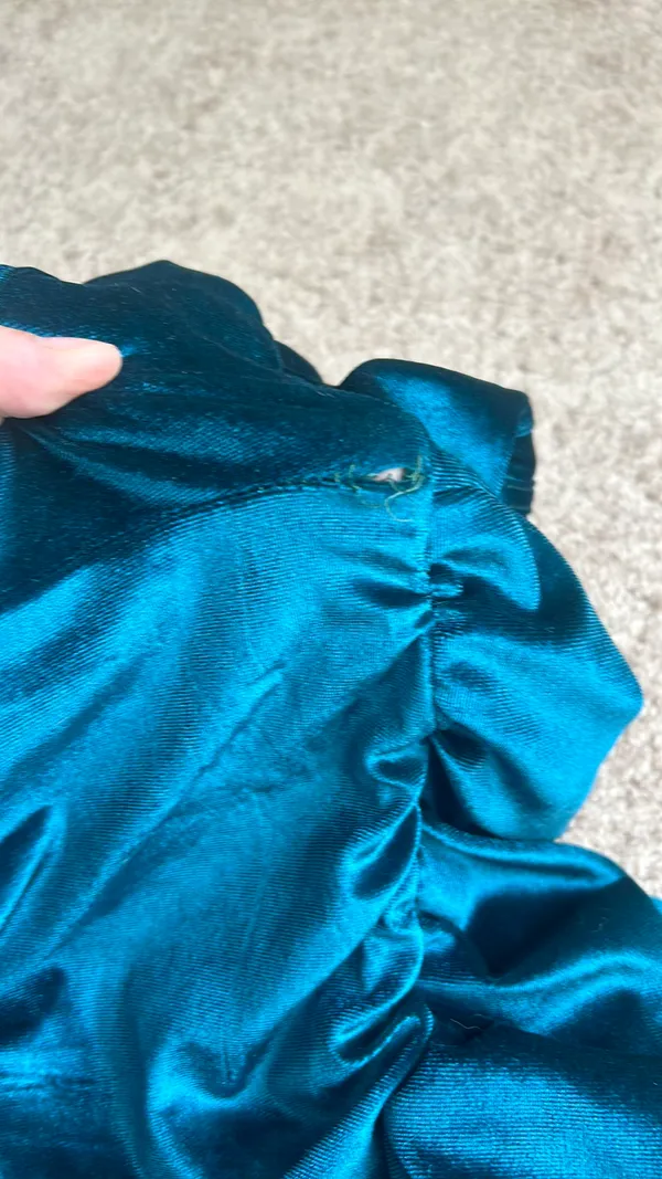 Micas Teal Blue Dress - Image 7
