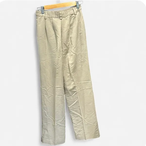 Vintage Y2K GAP Pleated Wide Leg Trousers High Rise Minimalist Quiet Luxury 6 - Image 5