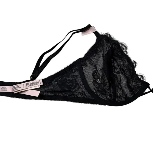 Victoria’s Secret Very Sexy Black Lace Demi Bra 36D NWT - Image 3