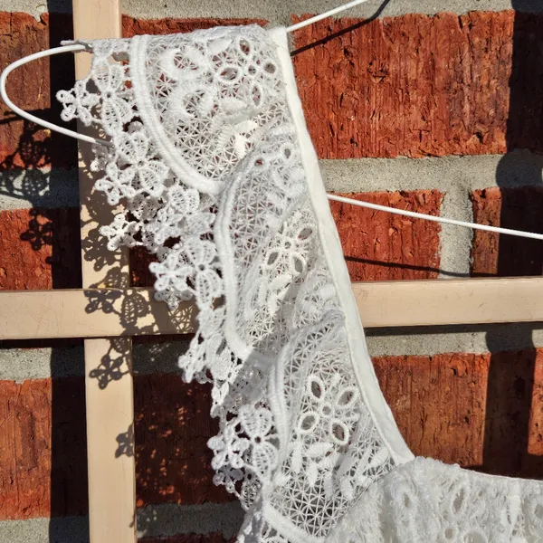 Zara Eyelet White Top X Snall - Image 4