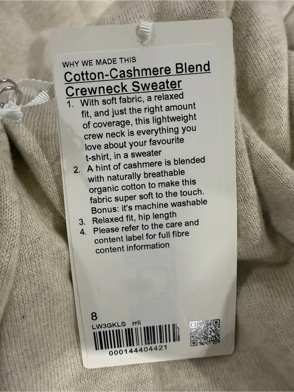 lululemon athletica Cream Crewneck Sweater - Image 6