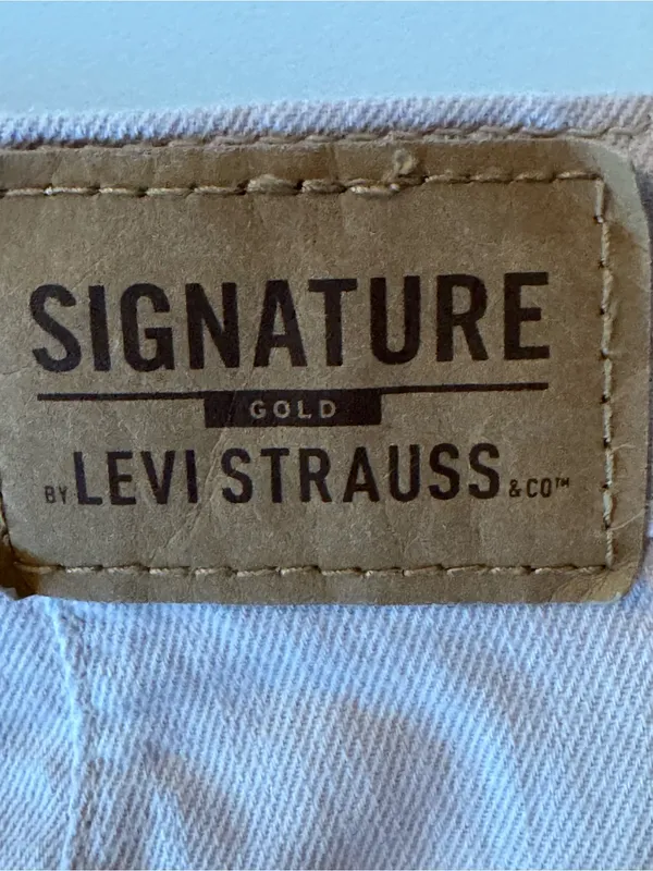 Signature by Levi Strauss Pink Mid-Rise Slim Fit Everyday Jogger sz 28 - Image 8