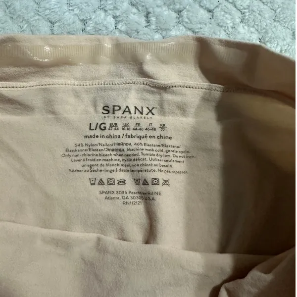 Spanx Shapewear Shorts Women's Large Nude High Waist NWOT - Image 6