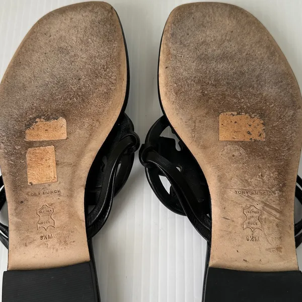 Tory Burch Jeweled Miller Sandals Perfect Black, 9.5 - Image 12
