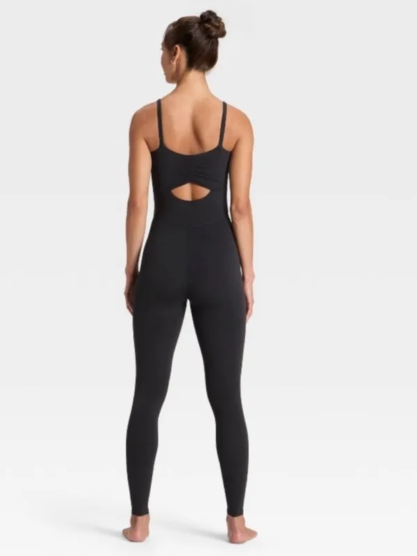 all in motion Black Slim-Strap jumpsuit - Image 2