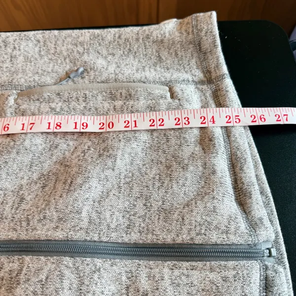 Simply Southern Large Heather Grey Full Zip Sweater Vest Mock Neck Pockets - Image 8