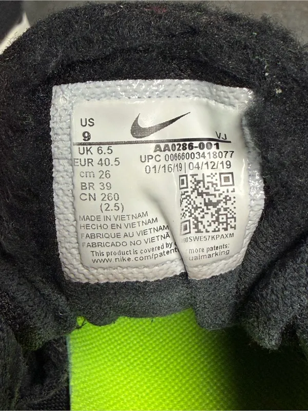Nike Air Zoom Hyperace 2 Women's Black Training Shoes AA0286-001 Size 9 - Image 4