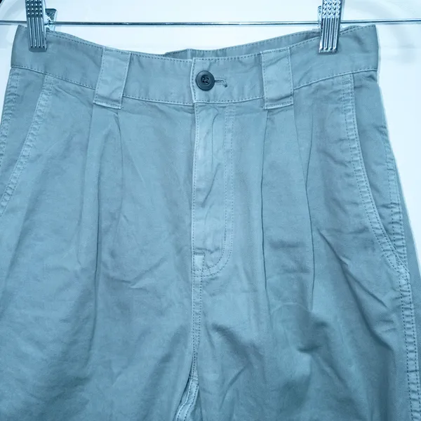 Madewell Overcast Green Garment-Dyed Tapered Chino Pants Size 25 - Image 3