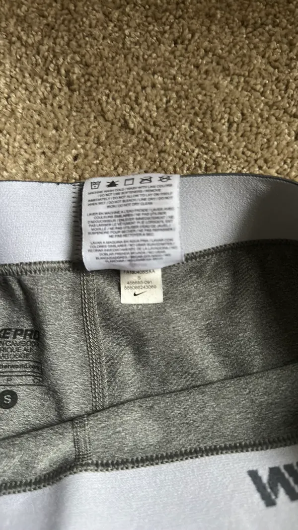 Nike Dri-Fit Spandex Pro 3" Shorts Grey - Image 3