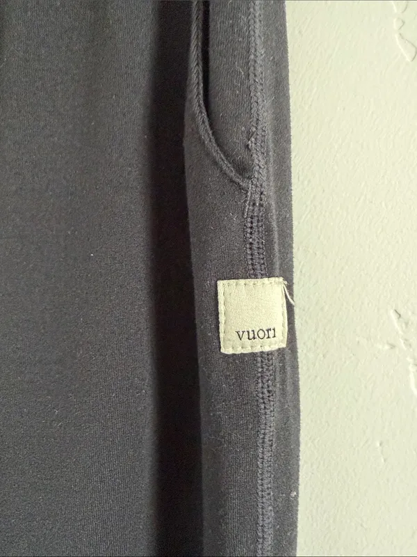 Vuori Performance Jogger Black Women’s No Size Tag Drawstring Athletic Pants M - Image 3