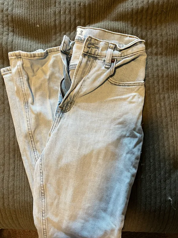 Abercrombie Slim Straight High Rise Jeans - Image 6