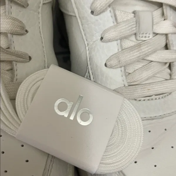 Alo Recovery Mode Casual Cushioned Lace Up Shoes Sneakers Natural White Gum 7 - Image 10