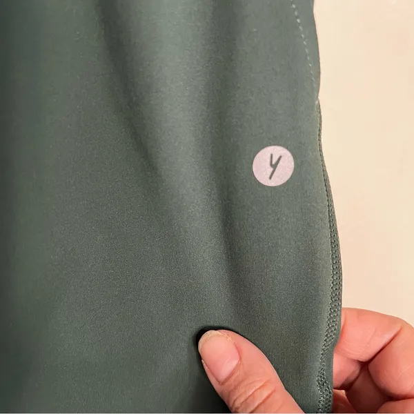 YITTY Ultra Luxe High Waist Everpine Green Jogger Athleisure‎ Pants - Image 8