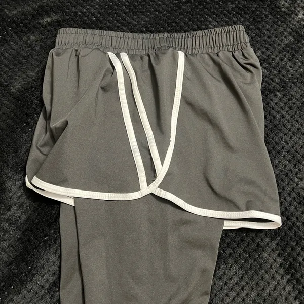 Two Pieces Set Tracksuit Bomber Jacket Sport Set Leggings Shorts Activewear Mesh - Image 13