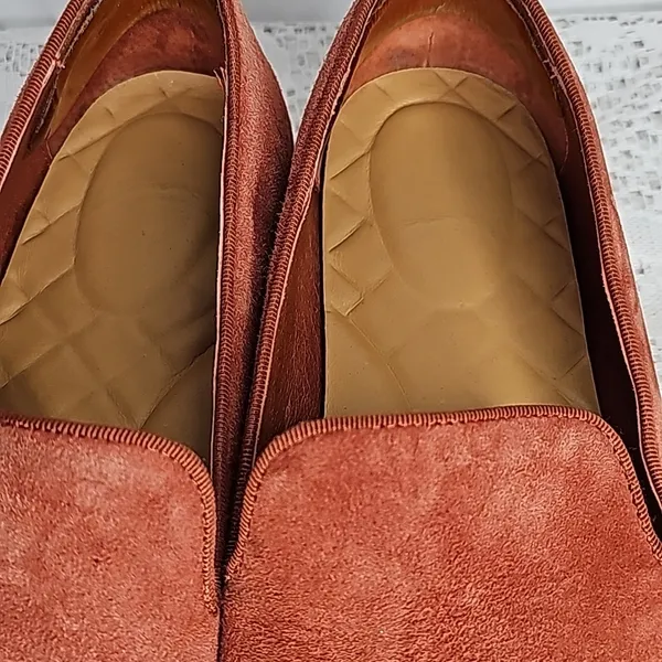 Birdies Swift leather burnt orange slip on loafer flats shoes sz 8 - Image 4