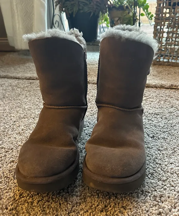Constantine charcoal grey boots - Image 5