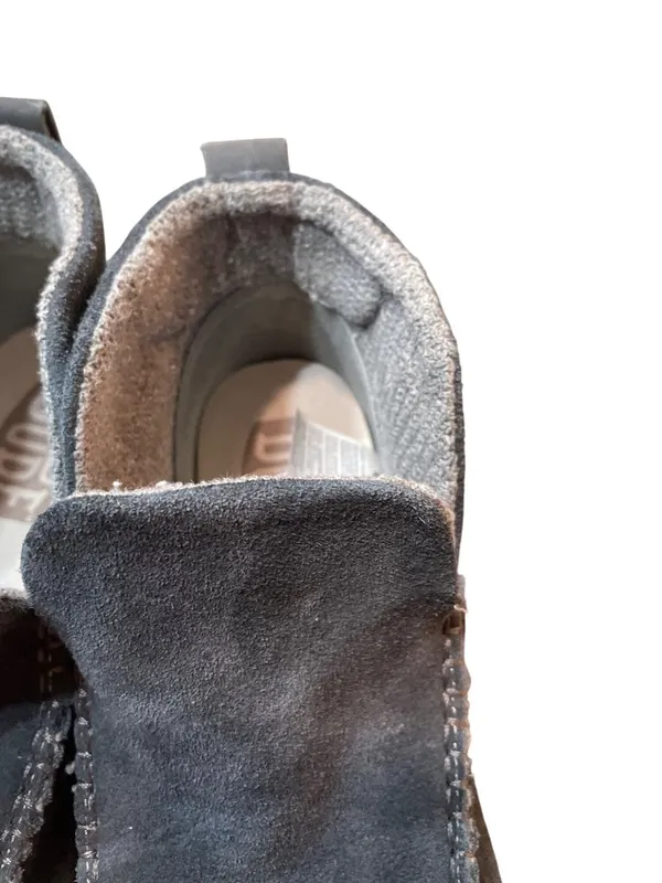 Hey Dude wms charcoal gray black suede ankle casual booties sz 7 SKU 10-477 - Image 10