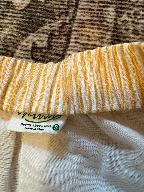 Striped boxer shorts boutique Yellow - Image 3