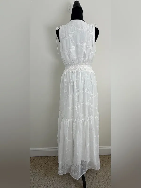 Lulus-Time Well Spent White Embroidered Maxi Dress - Image 7