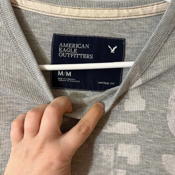 2000s‎ american eagle thermal long sleeve Size M - Image 2