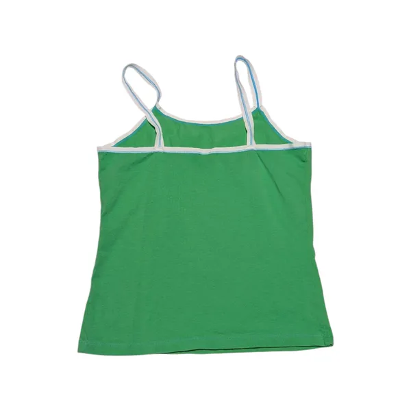 Vintage Y2K Glam Chick Cami Tank Top Baby Camisole Green Embroidered - Image 2