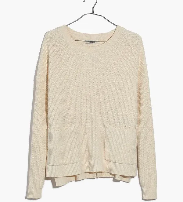 Madewell Patch Pocket Pullover Sweater Size XS - Image 4