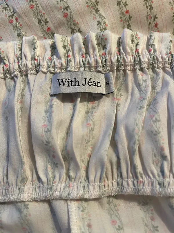 With Jean Mini Dress Floral. Size Small  - Image 9