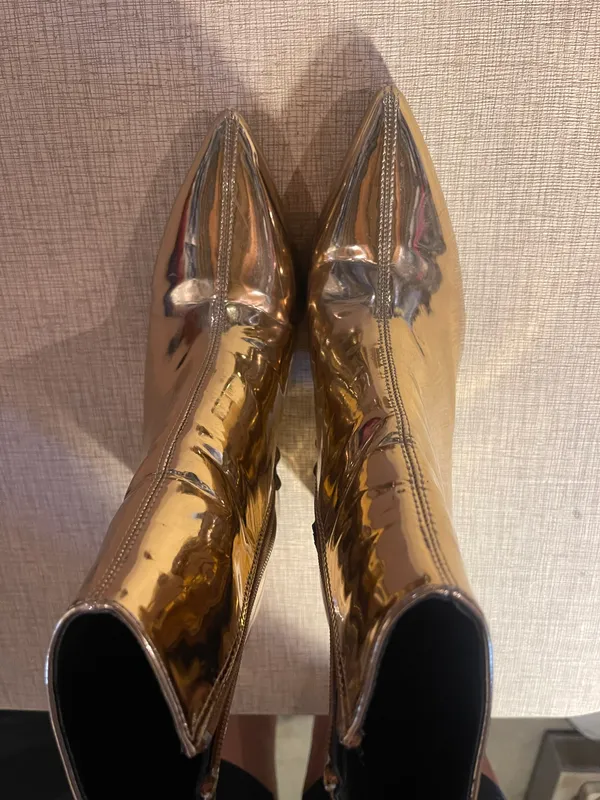 Revolve d Rose Gold Boots - Image 3