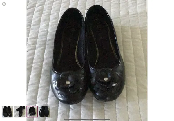 White Mountain black loafers - Image 3