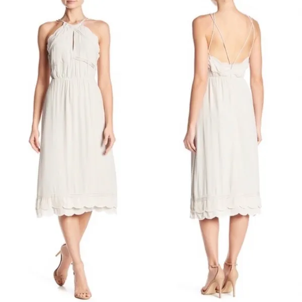 NWT Elliatt Elation Ruffle Dress in‎ Taupe Size Small - Image 2