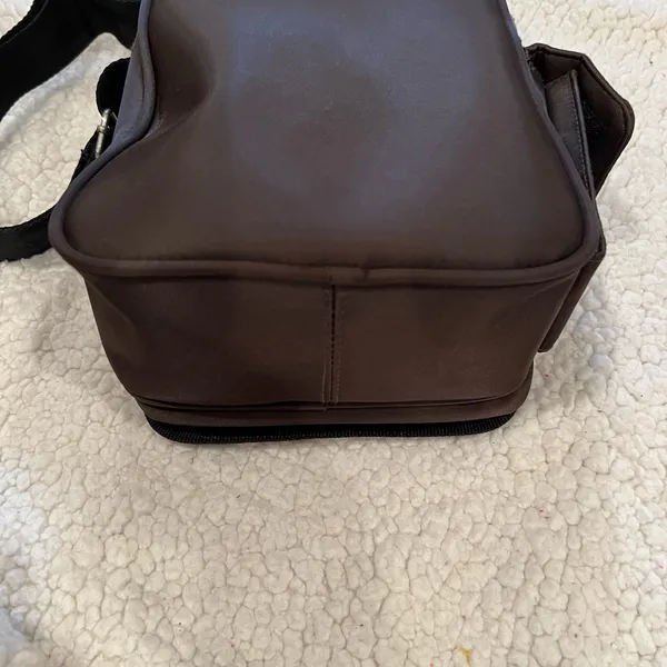 Crossbody Adjustable Medium Messenger Bag Many Pockets And Compartments Brown - Image 10