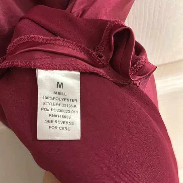 Dress Forum Magenta Satin Maxi Dress - Image 5