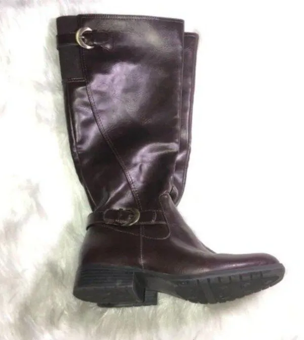 Life Stride Women's Cold Weather Weather Side Zipper Dark Brown Boots Sz 8.5 - Image 7