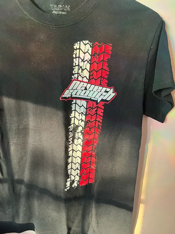 Never Enough Auto Accessories shirt Black - Image 2