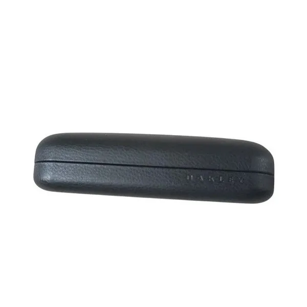 Oakley Eyewear Glass Case Faux Leather Hard Clamshell Hinged Black Sunglasses - Image 2