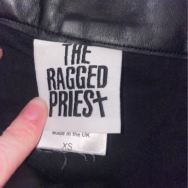 The Ragged Priest XS Revolver Pants Black and Blue Colorblock Pants - Image 9