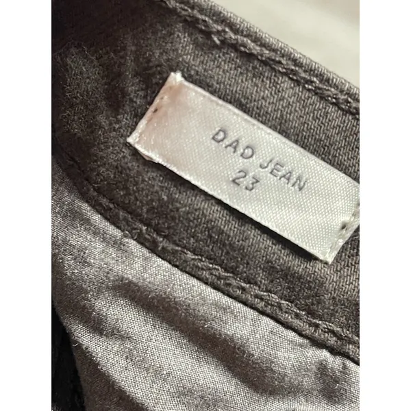 PacSun Dad Jeans Denim Womens 23‎ Green High Waist Straight Button Fly Z-339 - Image 3