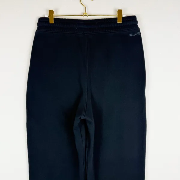 NEW Hollister Black Straight Leg Cropped Sweatpants Sweats Size‎ XS - Image 7