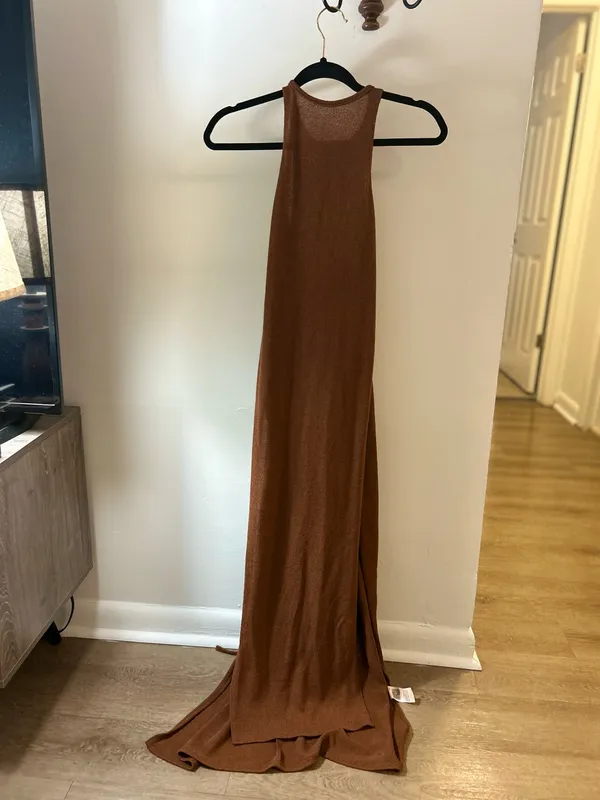 Brown SHEIN vacation cover up dress - Image 5