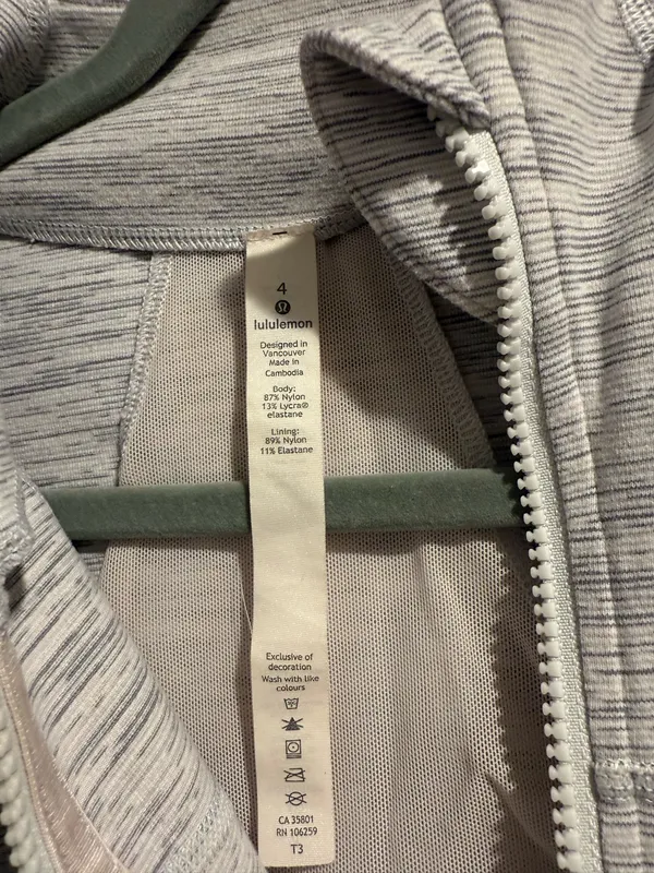 Grey Lululemon Jacket - Image 5