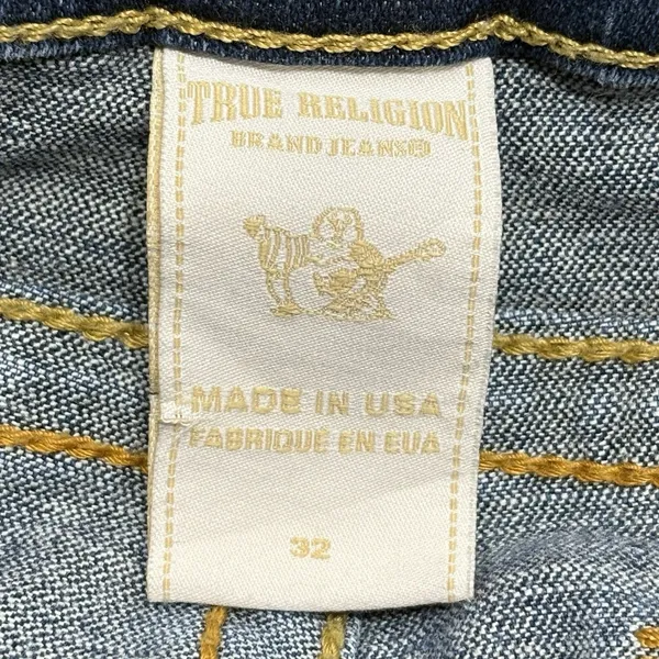 True Religion Becky Vintage Y2K Flare Jeans Size 32 Distressed Low Rise - Image 13