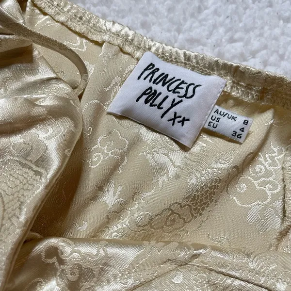 Princess Polly Champagne Pop Mini Dress Women’s Size 4 - Image 8