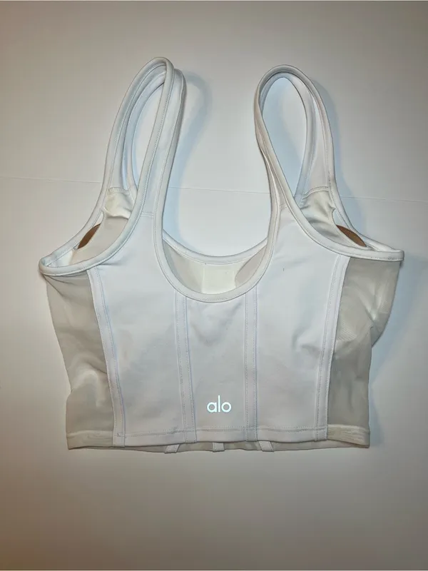 ALO Yoga Airbrush mesh corset tank‎ - Image 2